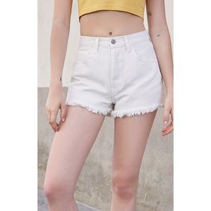 Brandy Melville Button Fly High Waisted Shorts